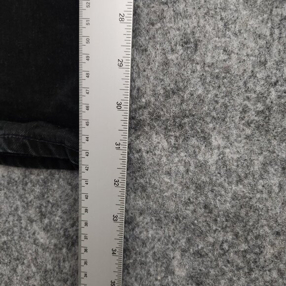 Levis Premium 511 Premium Slim Fit Jeans Men 34x32 Black Denim Faded Mid Rise - Picture 5 of 9